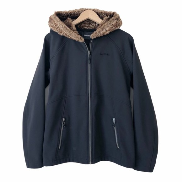 Marmot Women’s Furlong Fleece Lined Jacket Hood L - Picture 1 of 16